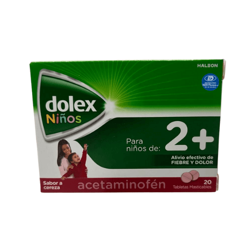 Dolex Niños 2+ 100mg x20 Tbs