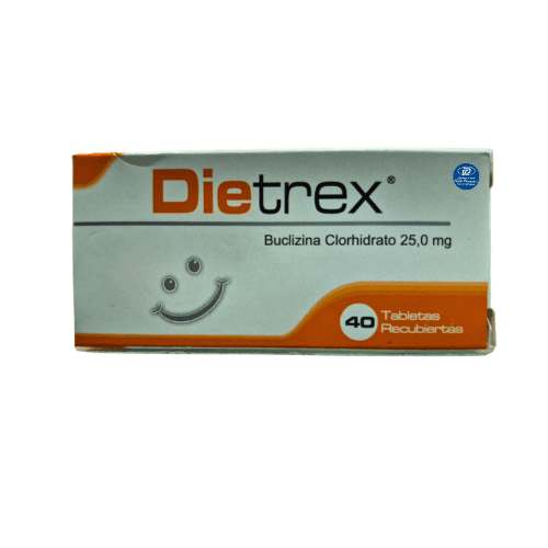 Dietrex Buclizina 25,0mg x40 Tbs