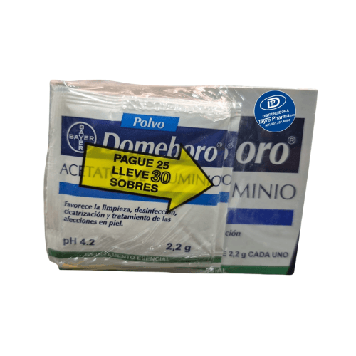 Domeboro (Acetato de Aluminio) x30 Sobres