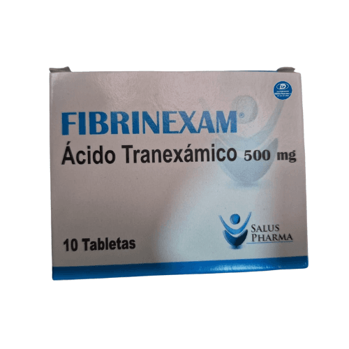 Fibrinexam (Ácido Tranexámico) 500mg x10 Tbs