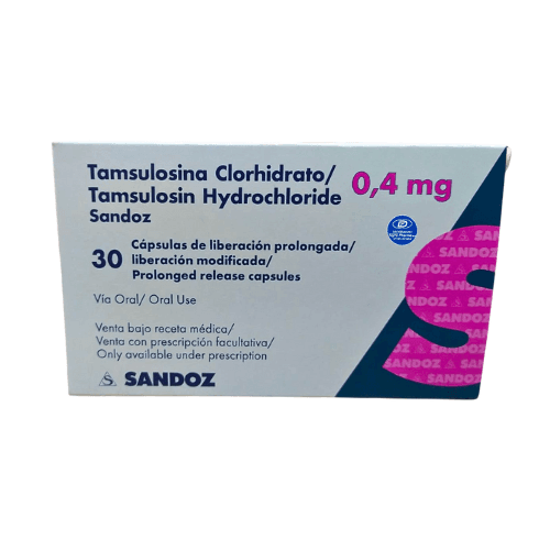 Tamsulosina HCI 0,4mg x30 Caps Sandoz