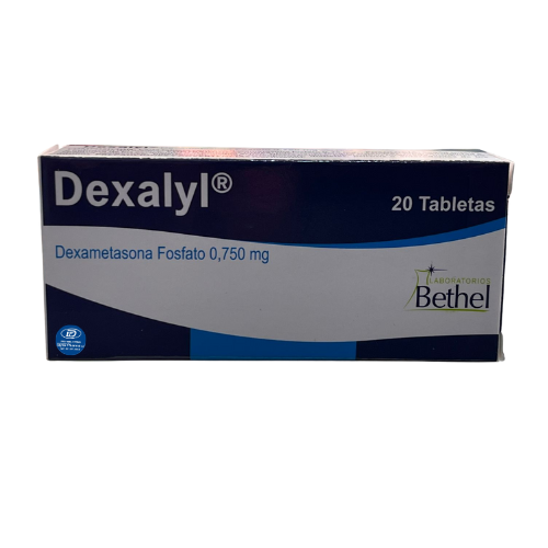 Dexalyl (Dexametasona Fosfato) 0,750mg x20 Tbs