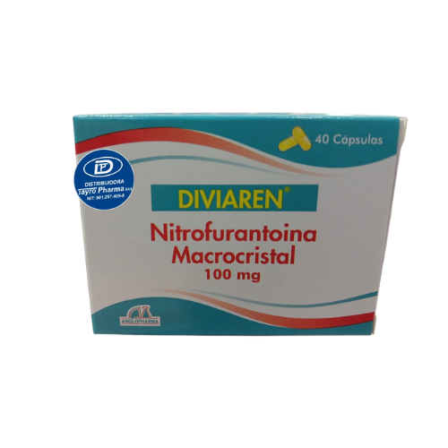 Diviaren Nitrofurantoina 100mg x40 Caps