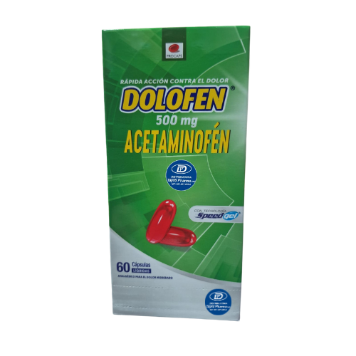 Dolofen 500mg (Acetaminofén) x60 Caps