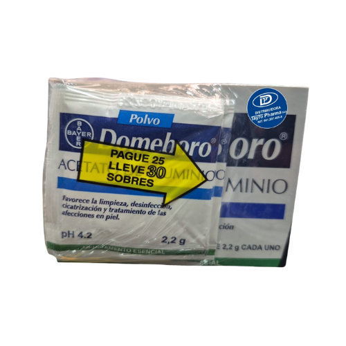 Domeboro (Acetato de Aluminio) x30 Sobres