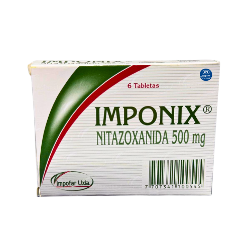 Imponix Nitazoxanida 500mg x6 Tbs