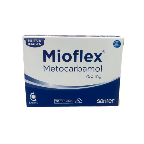 Mioflex (Metocarbamol) 750mg x20 Tbs