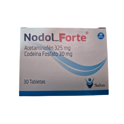 Nodol Forte (Acetaminofén 325mg + Codeína Fosfato 30mg) x30 Tbs