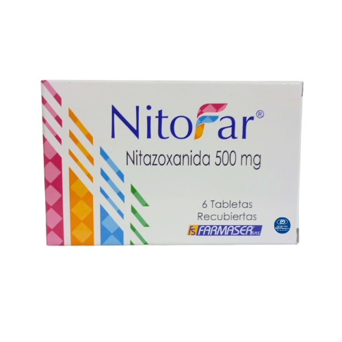 Nitofar Nitazoxanida 500mg x6 Tbs