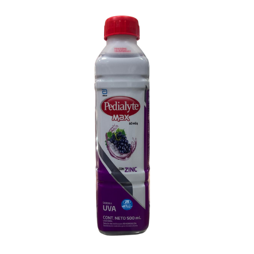Pedialyte 60meq 500ml Uva