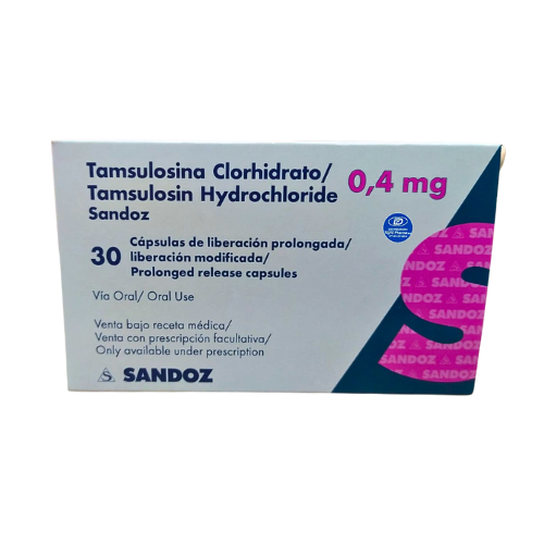 Tamsulosina HCI 0,4mg x30 Caps Sandoz