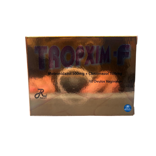 Tropxim-F (Metronidazol 500mg + Clotrimazol 100mg) x10 Óvulos
