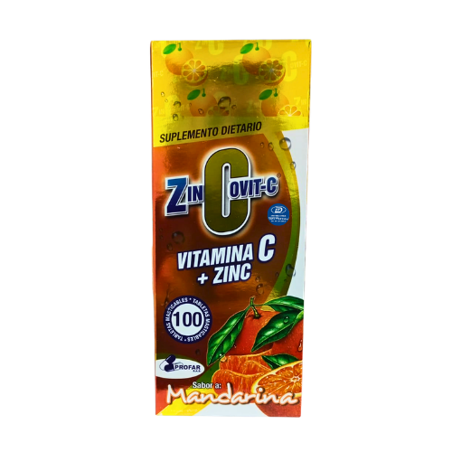 Zincovit Vitamina C + Zinc x100 Mandarina Tbs